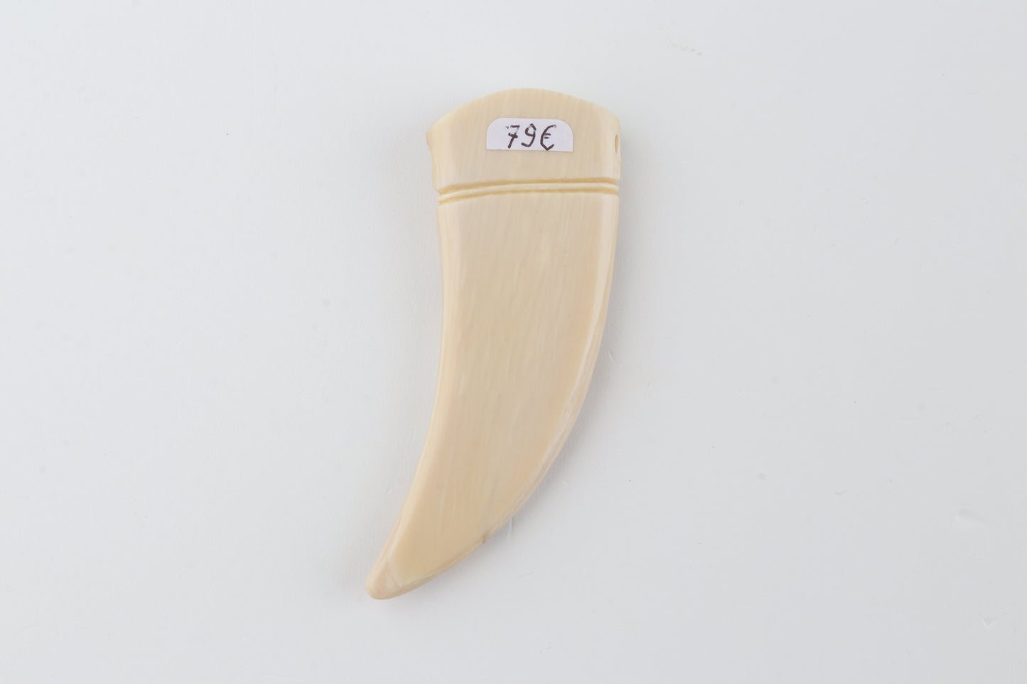 Carved mammoth ivory pendant