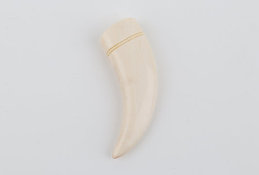 Carved Mammoth Ivory Tusk Amulet