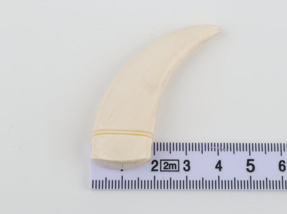 Carved Mammoth Ivory Tusk Amulet