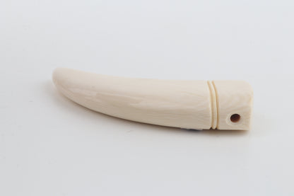 Carved Mammoth Ivory Tusk Amulet