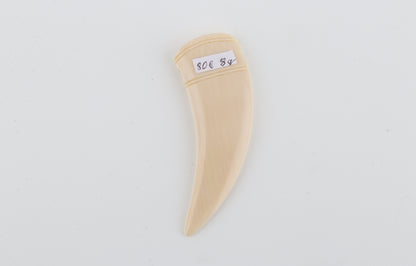 Carved Mammoth Ivory Pendant