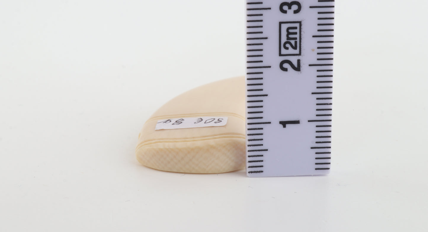 Carved Mammoth Ivory Pendant