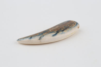 Carved mammoth ivory segment