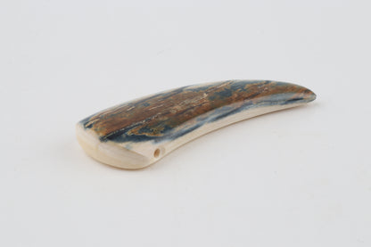 Carved mammoth ivory segment