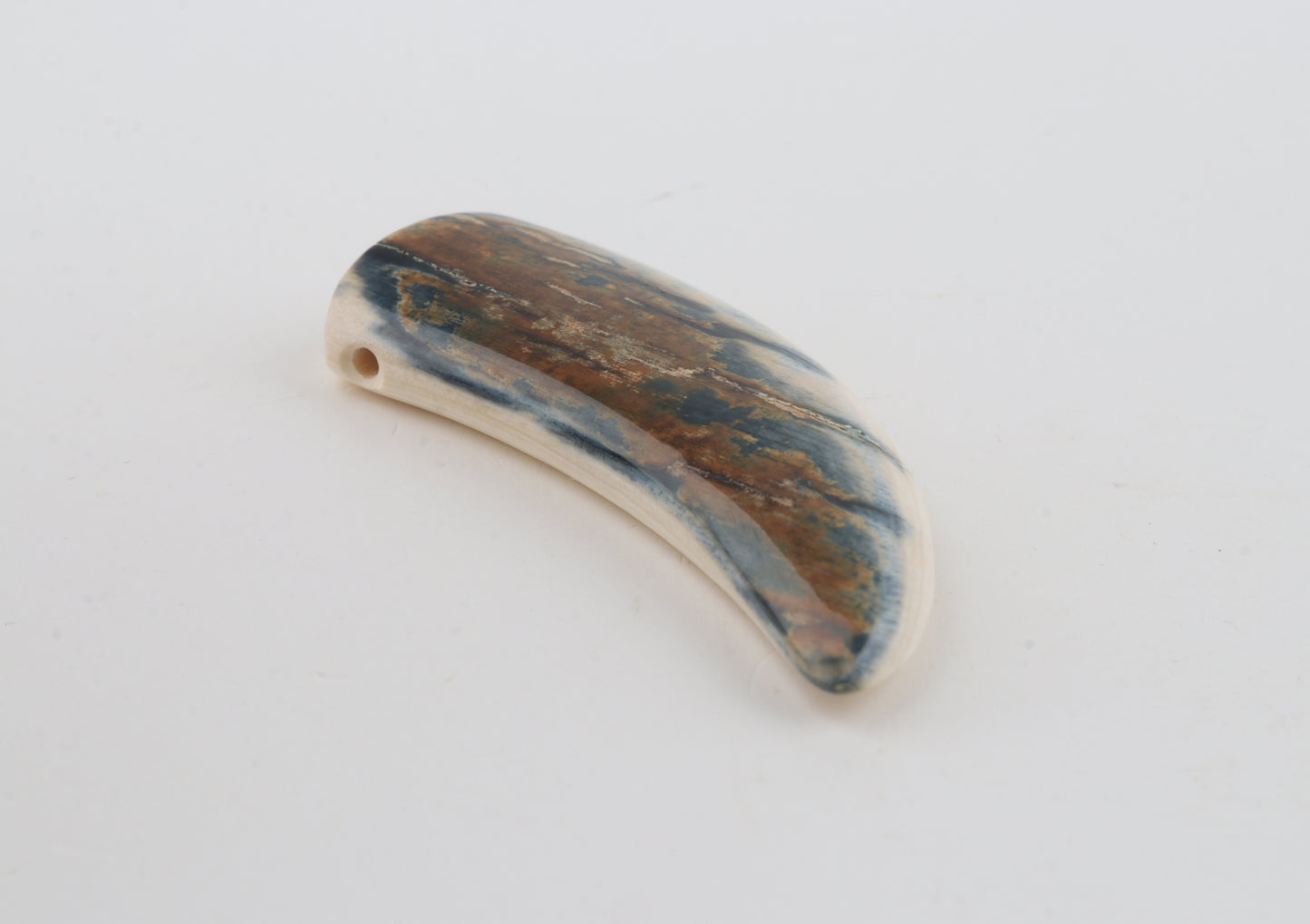 Carved mammoth ivory segment
