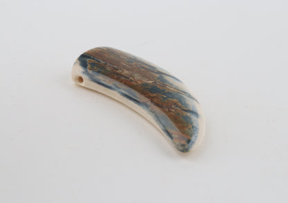 Carved mammoth ivory segment