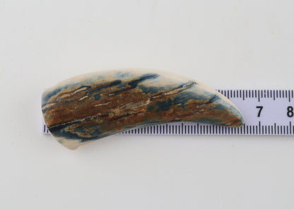 Carved mammoth ivory segment