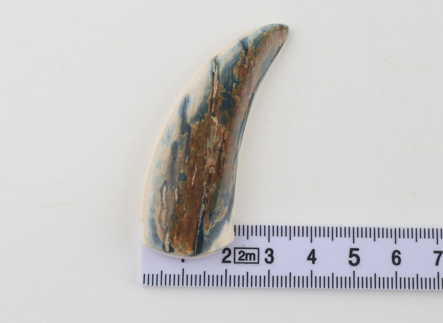 Carved mammoth ivory segment