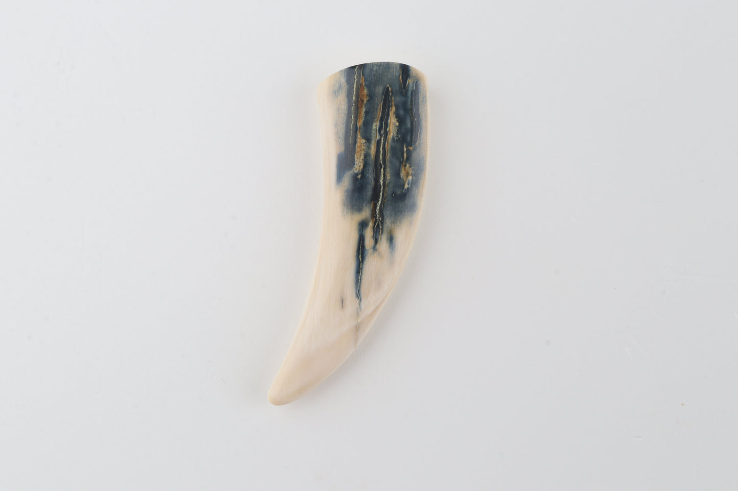 Carved mammoth ivory pendant