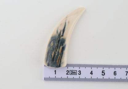 Carved mammoth ivory pendant