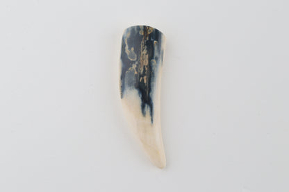 Carved mammoth ivory pendant