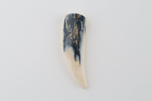 Carved mammoth ivory pendant