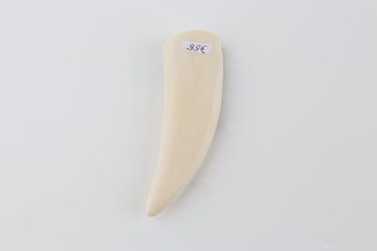 Carved mammoth ivory pendant