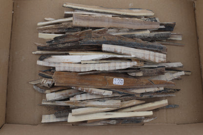 Untreated mammoth ivory offcuts