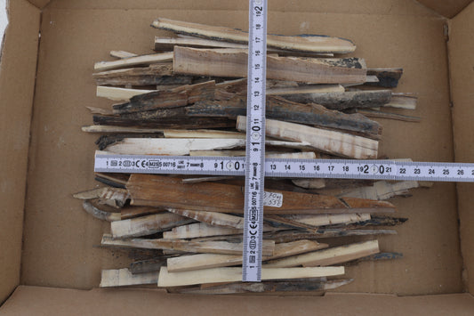 Untreated mammoth ivory offcuts