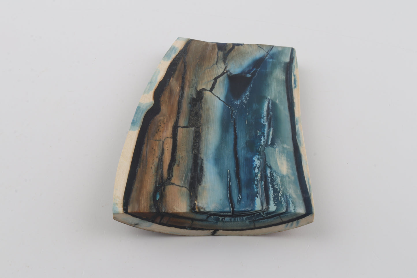 Stabilized mammoth ivory piece