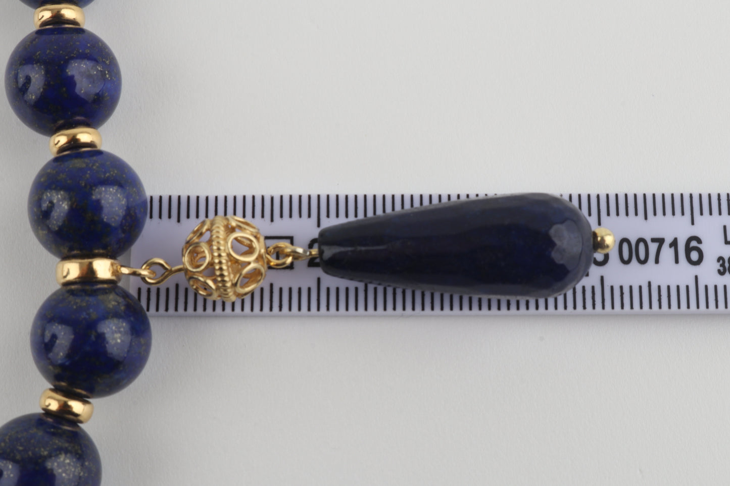 Mammoth Ivory & Lapis Lazuli Necklace