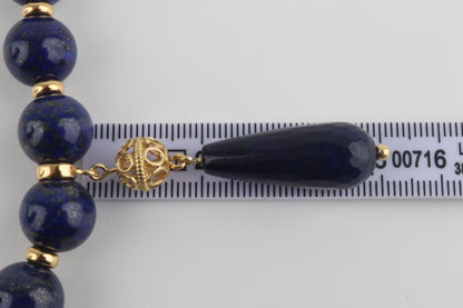 Mammoth Ivory & Lapis Lazuli Necklace