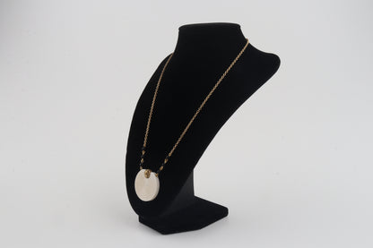 Mammoth Ivory Spiral Pendant Necklace