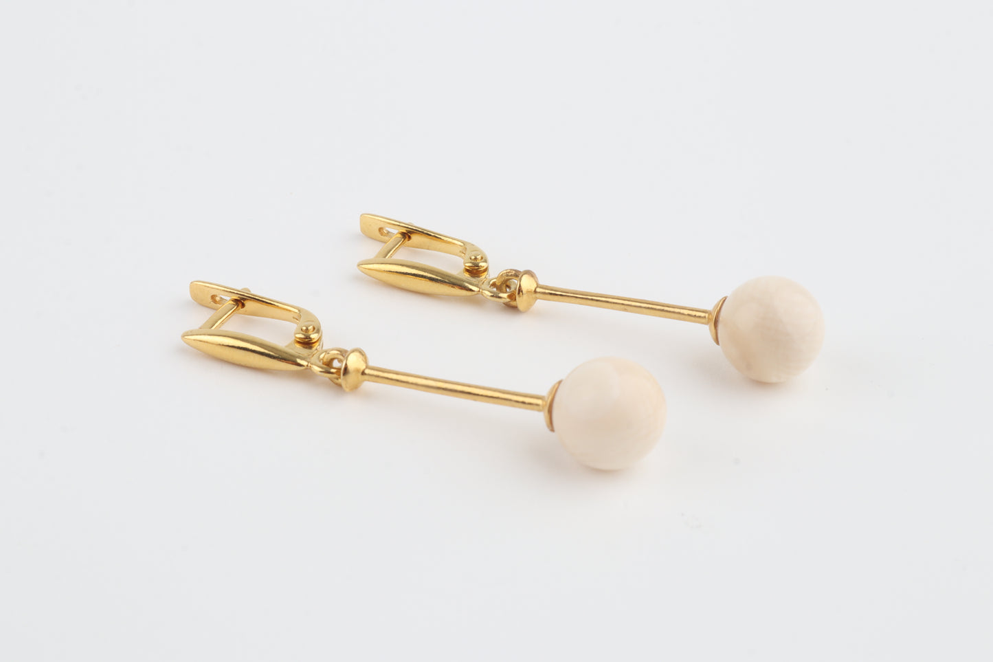 Gold-plated Drop Earrings