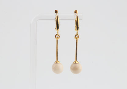Gold-plated Drop Earrings