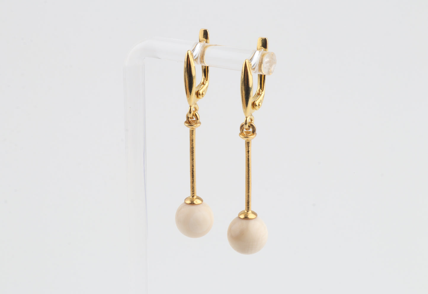 Gold-plated Drop Earrings