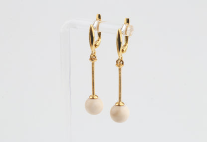 Gold-plated Drop Earrings