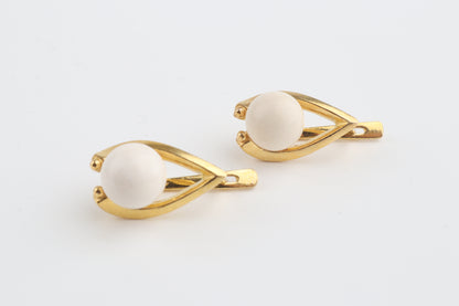 Mammoth Ivory Teadrop Earrings