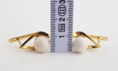 Mammoth Ivory Teadrop Earrings