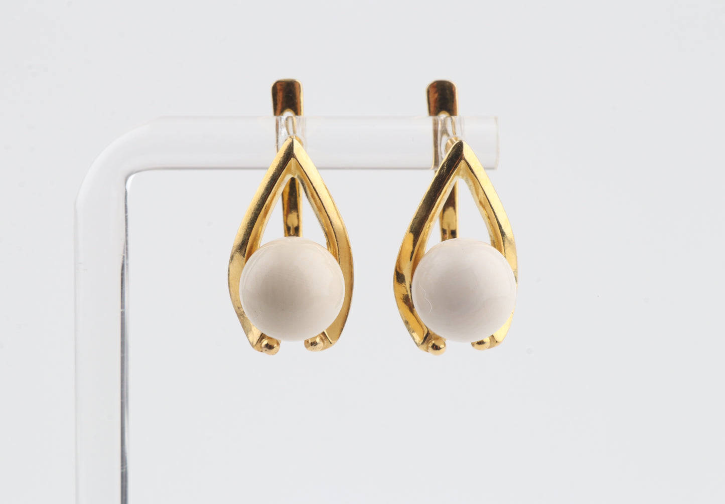 Mammoth Ivory Teadrop Earrings