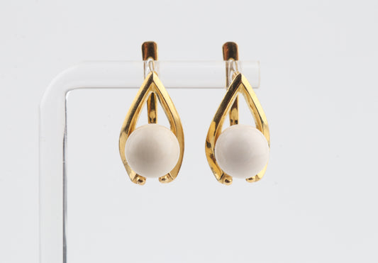 Mammoth Ivory Teadrop Earrings