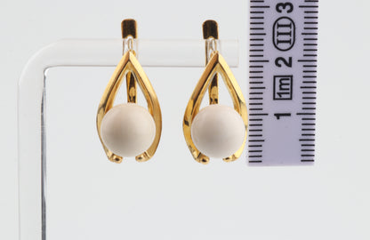 Mammoth Ivory Teadrop Earrings