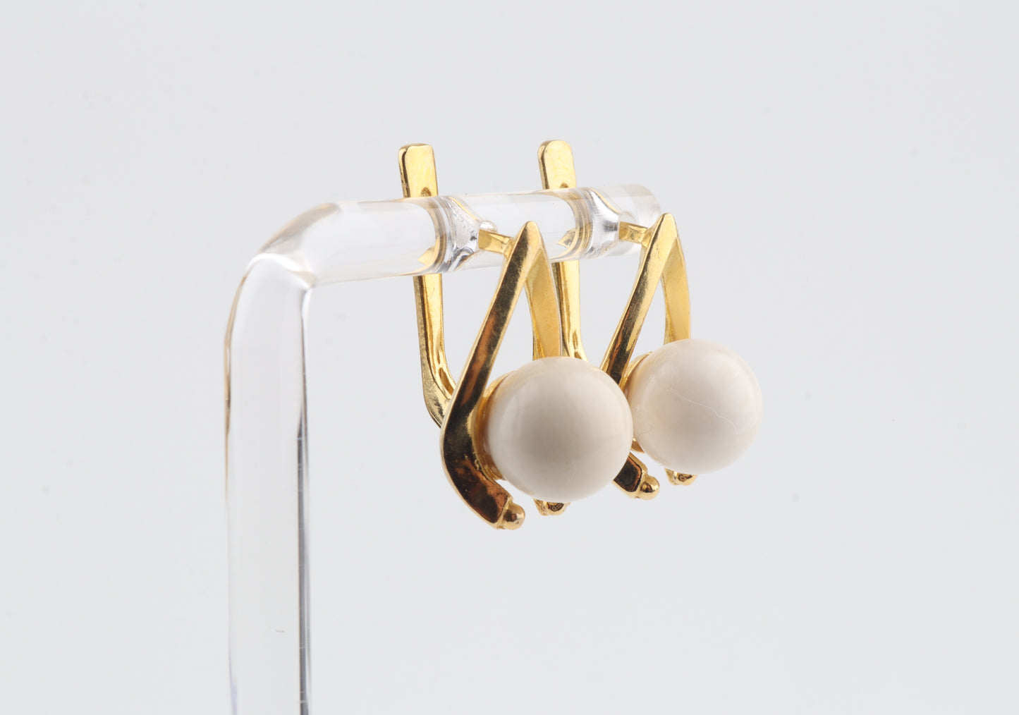 Mammoth Ivory Teadrop Earrings
