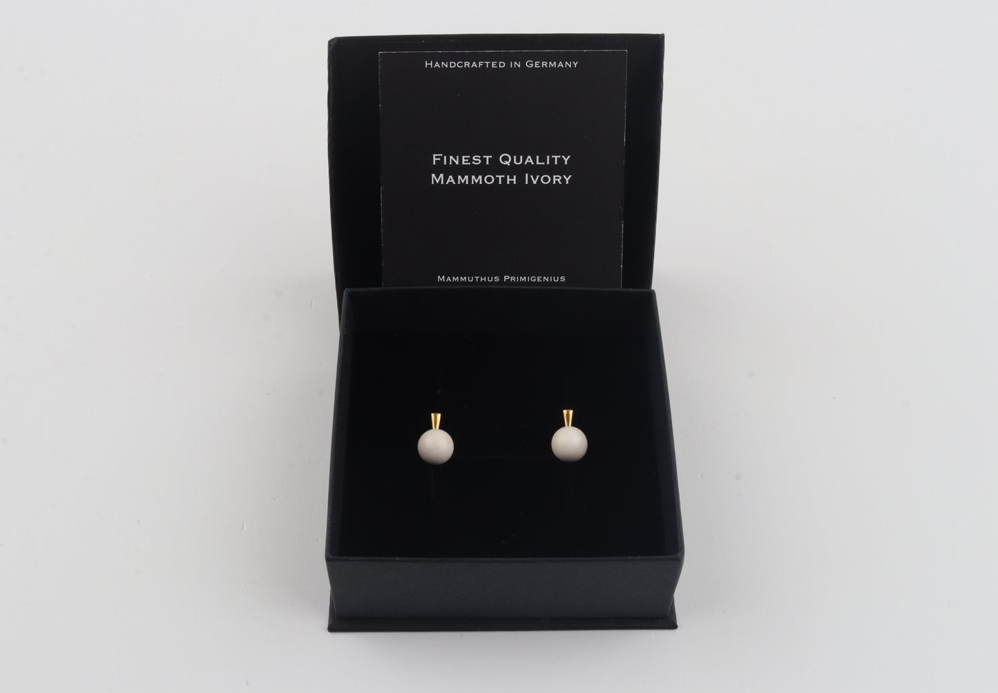 Minimalist Mammoth Ivory Earrings