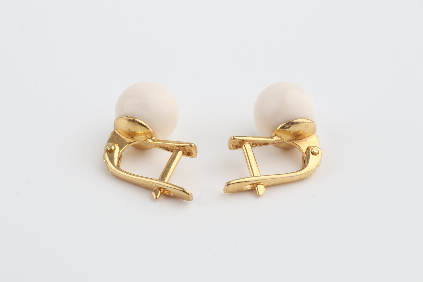 Minimalist Mammoth Ivory Earrings