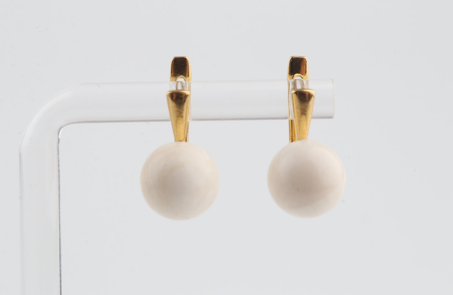 Minimalist Mammoth Ivory Earrings