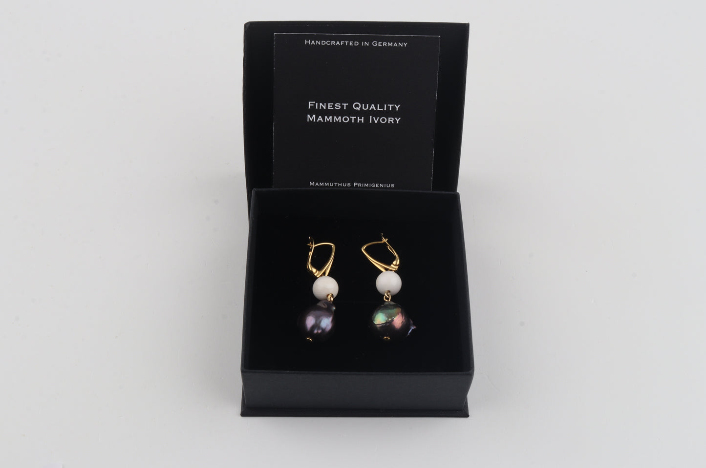 Baroque Mammoth Ivory Earrings