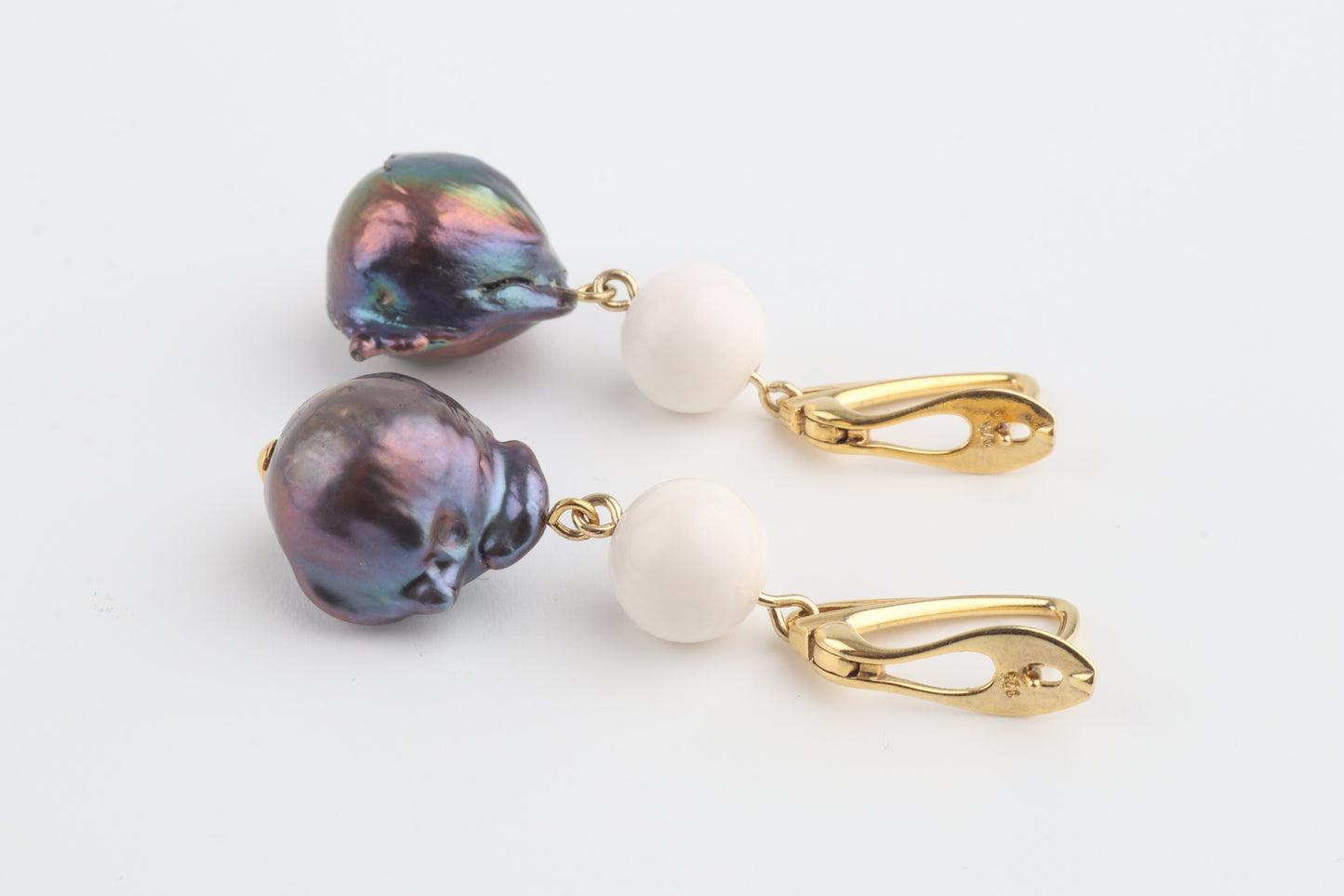 Baroque Mammoth Ivory Earrings