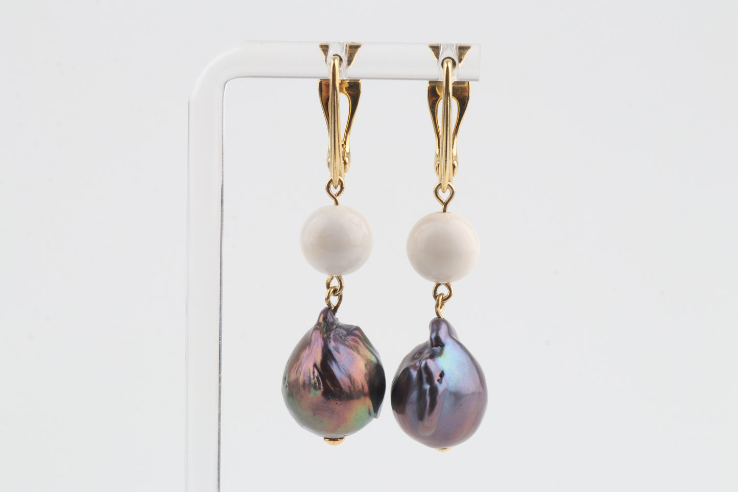 Baroque Mammoth Ivory Earrings