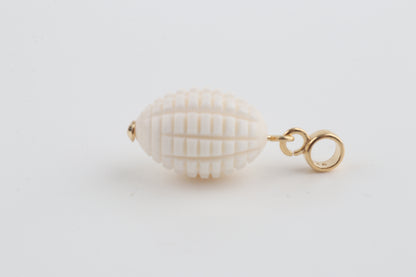 Textured Mammoth Ivory Pendant