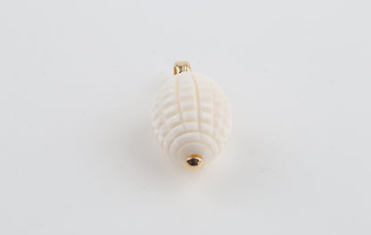 Textured Mammoth Ivory Pendant