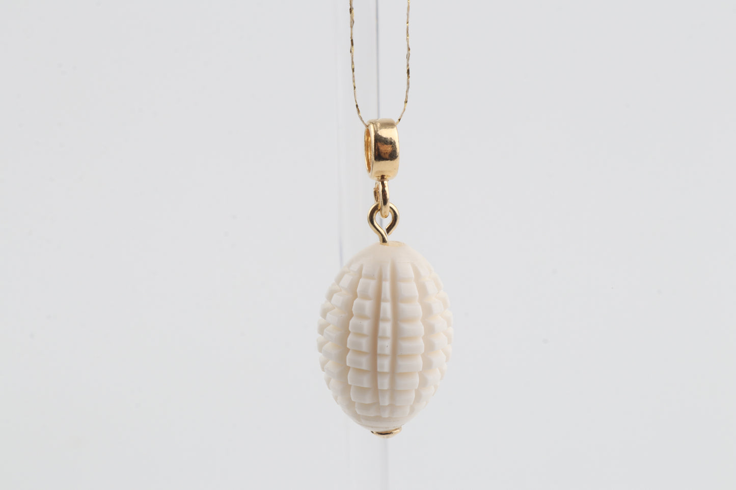 Textured Mammoth Ivory Pendant