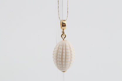 Textured Mammoth Ivory Pendant