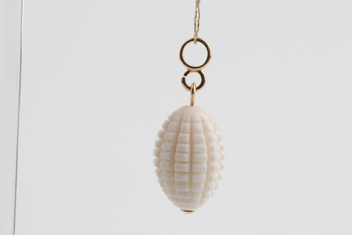 Textured Mammoth Ivory Pendant
