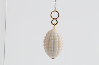 Textured Mammoth Ivory Pendant