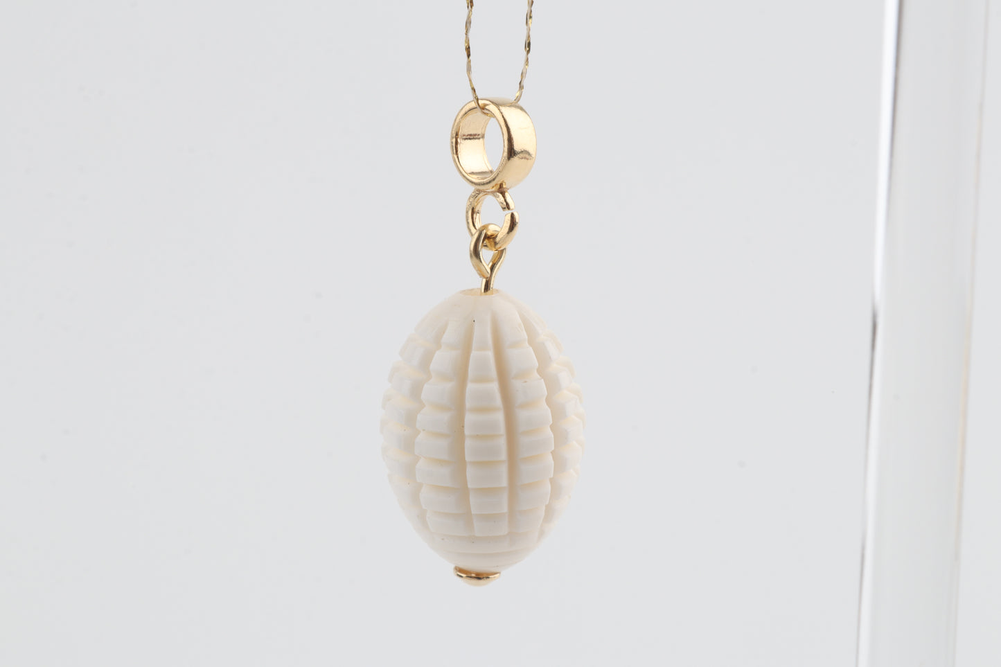 Textured Mammoth Ivory Pendant