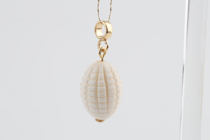 Textured Mammoth Ivory Pendant