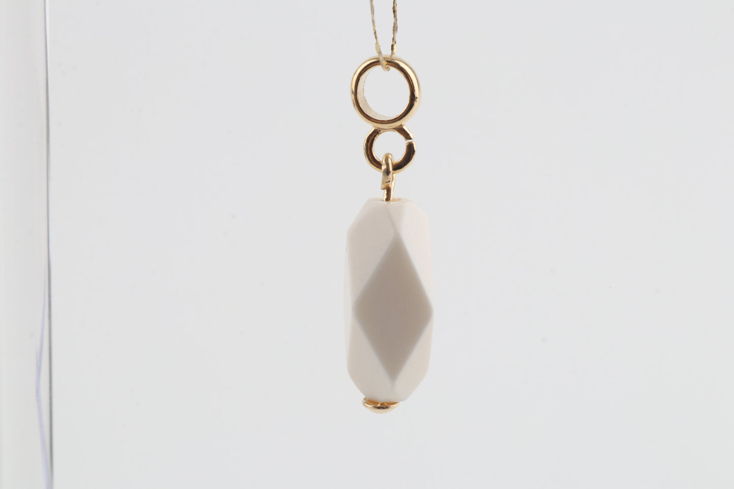 Mammoth Ivory Mini Faceted Pendant