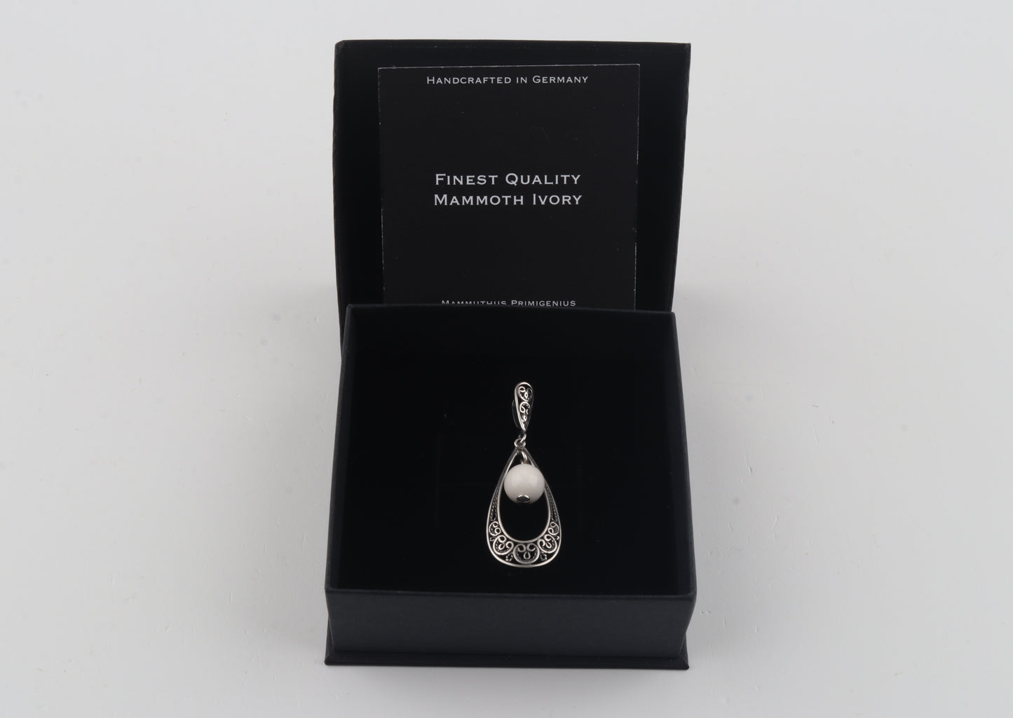 The Silver Blizzard Mammoth Ivory Pendant