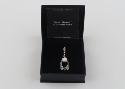 The Silver Blizzard Mammoth Ivory Pendant